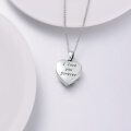 wholesale 925 Sterling Silver Angel in Heart Lockets Necklace for Mom and Daughter - I Love You Forever-0-4