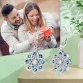 wholesale 925 Sterling Silver Abalone Shell Flower Drop Earrings-0-5
