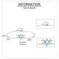 wholesale 925 Sterling Silver Lotus Evil Eye Bracelet with Moonstone - Gifts for Women & Girls-0-1