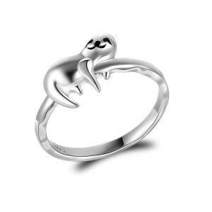 Sterling Silver Sloth Unique Rings-0