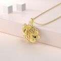 wholesale 925 Sterling Silver Honeycomb & Bees Pendant Necklace for Women-0-3