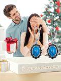 wholesale 925 Sterling Silver Oval Turquoise Leverback Drop Earrings Gift for Mom-0-5