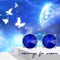 wholesale 925 Sterling Silver Round Lapis Lazuli Stud Earrings for Women-0-5