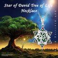 wholesale 925 Sterling Silver Green Enamel Star of David Pendant Necklace Judaica Gifts for Her-0-5