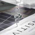 wholesale 925 Sterling Silver Green Malachite Snake Pendant Necklaces s for Women-0-3