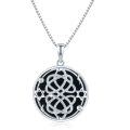 wholesale 925 Sterling Silver Black Onyx Star of David Snake Pendant Necklaces for Women Girls-0-0