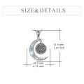 wholesale 925 Sterling Silver Moonstone Hecate Pendant Necklace for Women-0-1