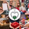 wholesale 925 Sterling Silver Green Emerald Celtic Knot Claddagh Heart Pendant Necklace for Women-0-4