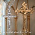 wholesale 925 Sterling Silver Cross Jesus Crucifix Pendant Necklace with INRI Chain 47cm-0-5
