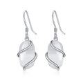 wholesale Sterling Silver Drop Earrings with Gemstone Dainty Jewelry Gift for Women - Rhodium Plated-0-0