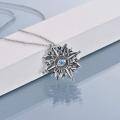 wholesale 925 Sterling Silver Evil Eye Compass Pendant Necklace for Women and Men - Birthday & Christmas Gifts-0-4