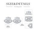 wholesale 925 Sterling Silver Evil Eye Stud Earrings with Cubic Zirconia for Women and Girls-0-1