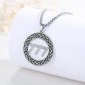 wholesale 925 Sterling Silver 777 Celtic Knot Pendant Necklaces for Women Men Birthday Gifts Jewelry-0-5