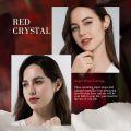 wholesale 925 Sterling Silver Red Crystal Angel Wing Studs Heart Shape Earrings Gifts for Her-0-5