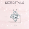 wholesale 925 Sterling Silver Round Cut Moissanite Infinity Knot Pendant Necklace for Women-0-1