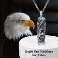 wholesale 925 Sterling Silver Phoenix Dragon Pendant Urn Necklace w/Funnel & Chain - Cremation Jewelry Keepsake Ash Holder Memorial Gifts for Women/Men-0-5