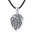 wholesale 925 Sterling Silver Viking Eagle Head Pendant for Men's Norse Jewelry-0-0