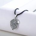 wholesale 925 Sterling Silver Viking Eagle Head Pendant for Men's Norse Jewelry-0-3