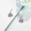 wholesale 925 Sterling Silver Eagle Head Drop Earrings for Women Gothic Style s-0-4