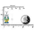 wholesale 925 Sterling Silver Owl Pendant with Colorful Enamel and CZ Stones - Unique Bird  for Her-0-1