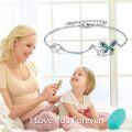 wholesale 925 Sterling Silver Butterfly Charm Bracelet - 2 Butterflies Friendship Gift for Her-0-3
