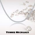 wholesale 925 Sterling Silver Cubic Zirconia Tennis Necklace for Women 18 3 0 4 0 5 0 6 0mm-0-8
