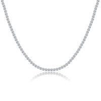 wholesale 925 Sterling Silver Cubic Zirconia Tennis Necklace for Women 18 3 0 4 0 5 0 6 0mm- 3mm