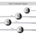 wholesale Sterling Silver Cubic Zirconia Tennis Chain 16 Unisex Gift - Rhodium Plated-0-7