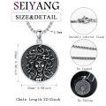 wholesale 925 Sterling Silver Medusa Snake Head Pendant with 24 Chain - Greek Mythology  for Him Her-0-1