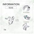 wholesale 925 Sterling Silver Snake Green Stone Open Adjustable Ring for Women Girls Gifts Jewelry Accessories-0-1
