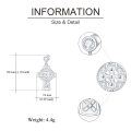 wholesale 925 Sterling Silver Celtic Knot Cross Drop Dangle Stud Earrings with Cubic Zirconia s for Women and Girls-0-1