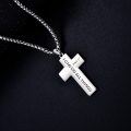 wholesale 925 Sterling Silver &  Basketball Cross Pendant Necklace  - Christian s for Boys Girls Teens Adults-0-1