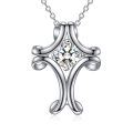 wholesale 925 Sterling Silver Round Cut Cubic Zirconia Celtic Knot Pendant for Women's s-0-0