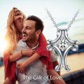 wholesale 925 Sterling Silver Round Cut Cubic Zirconia Celtic Knot Pendant for Women's s-0-5