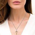 wholesale 925 Sterling Silver Crucifix Cross Jesus Christ Pendant Necklace Jewelry-0-3